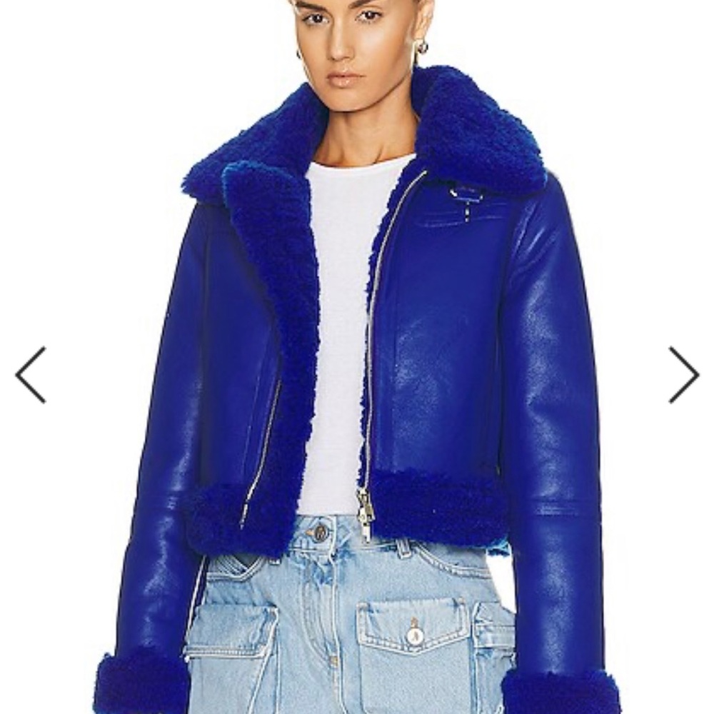 LORELLE FAUX SHEARLING JACKET by Stand Studio